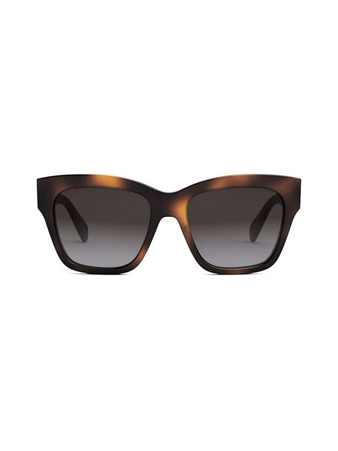 celine geometric 55mm sunglasses|CELINE Triomphe 55mm Gradient Geometric Sunglasses.